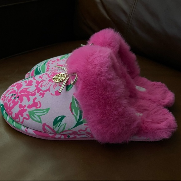 Lilly Pulitzer Harte Bow Slippers | EUC | Size 5/6 | (TC) - Picture 3 of 8